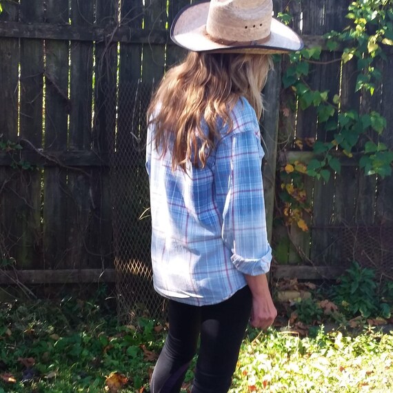 Vintage Distressed Shirt Reversed Dyed Faded Glory