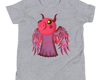 Piggy Roblox Rainbow Youth Short Sleeve T Shirt Etsy - octopus piggy roblox