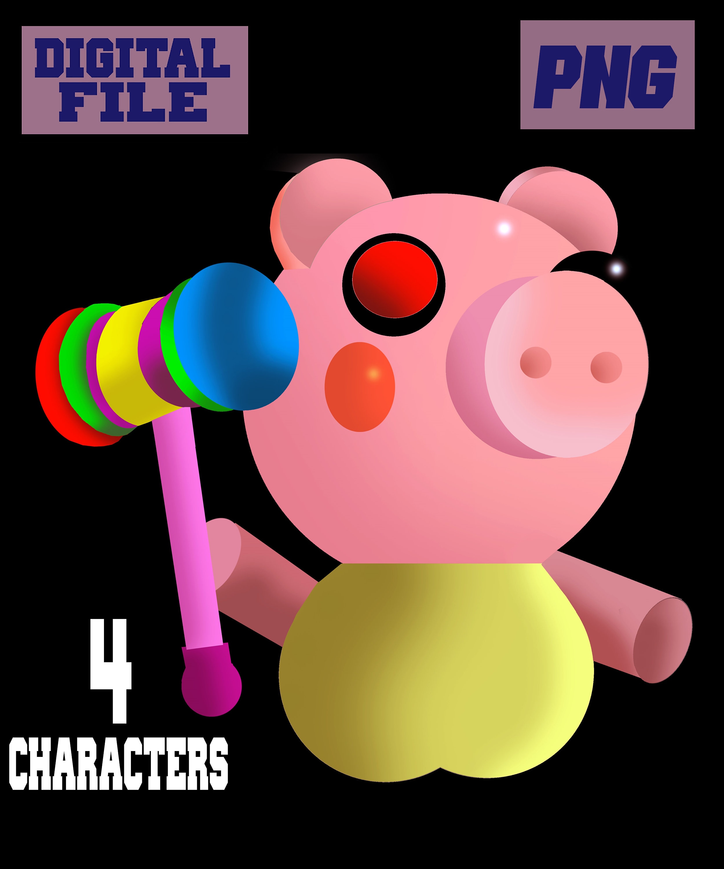 Png Piggy Roblox Game Gaming Character..instant (Download Now) 