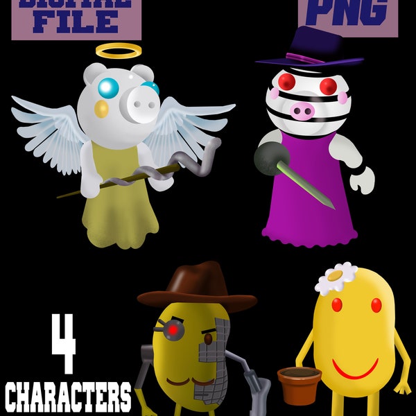 PNG PiBgy Roblox игровой персонаж..pоновенннннннная загрузка .. Скачать цифровой файл