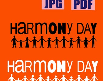 svg/png/pdf/jpg Harmony Day Australia 21 March 2024 for Cricut cutting file..instant download.. download digital file