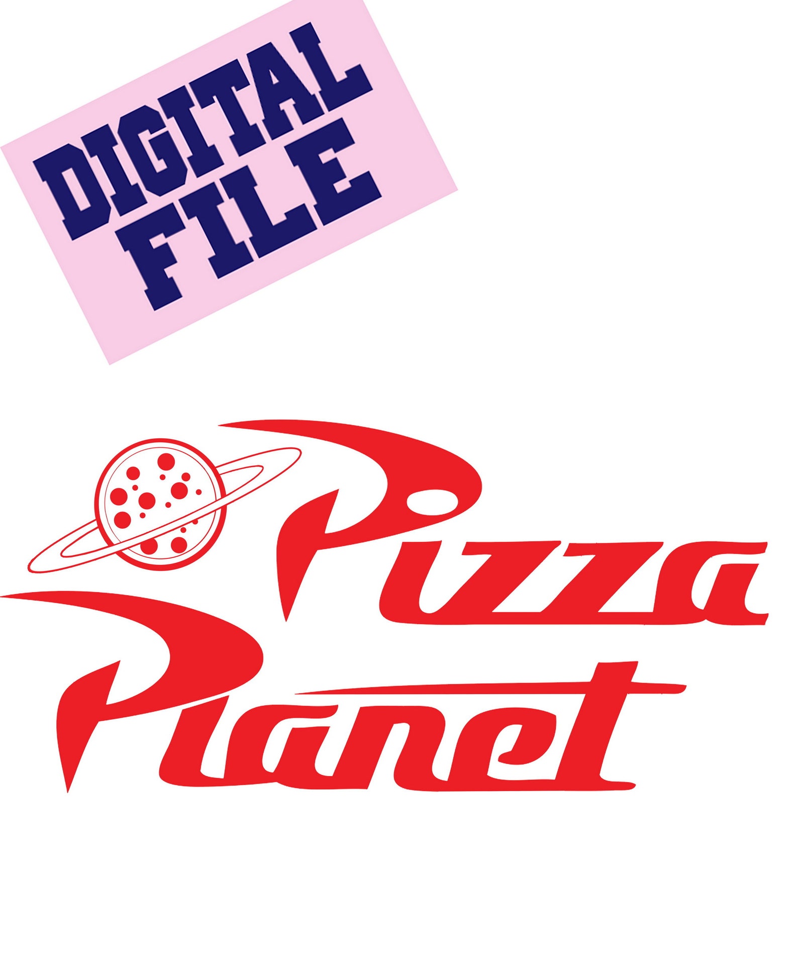 Printable Pizza Planet Logo