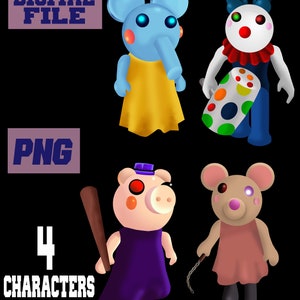png Piggy Roblox Spiel-Gaming-Charakter..INSTANT DOWNLOAD .. download digitale Datei