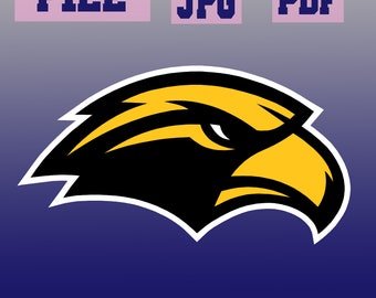 png/svg/pdf/jpg Southern Miss eagles sport logo cut file for Cricut..INSTANT DOWNLOAD.. download digital file