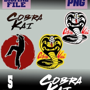 png Cobra Kai bundle logo design Cobra Kai Karate movie ..INSTANT DOWNLOAD.. download digital file
