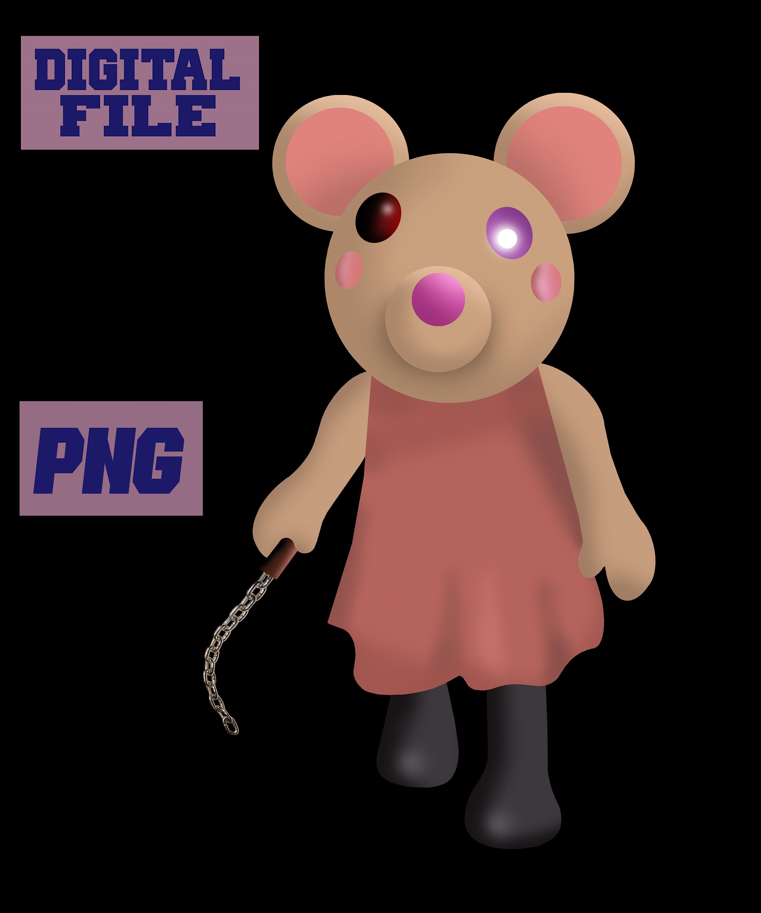 Png Piggy Roblox Game Gaming Character..instant DOWNLOAD.. -  Israel