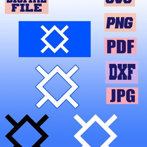 Nördliche Cheyenne Flagge Vektorschnittdatei (svg, png, jpg, pdf, dxf) Digital Download