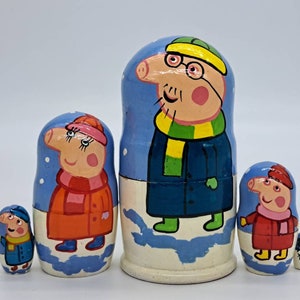 Peppa pig matryoshka Etsy France