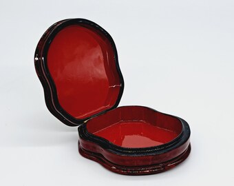 フェドスキノ ロシア漆器ボックス 冬の小物入れ ミニチュアボックス