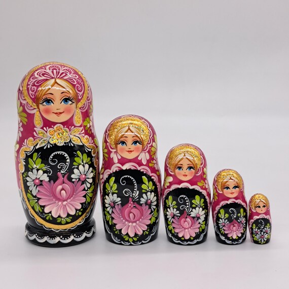 Matrioska, bambola russa, alta 13 cm, in 1, giocattolo di legno