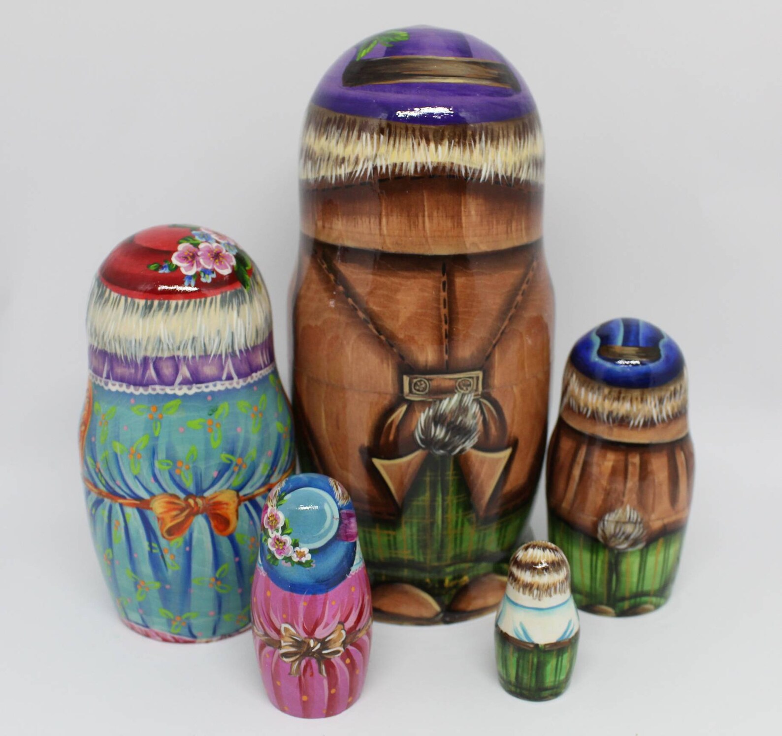 Easter nesting dolls matryoshka Happy Easter Bunnys Etsy