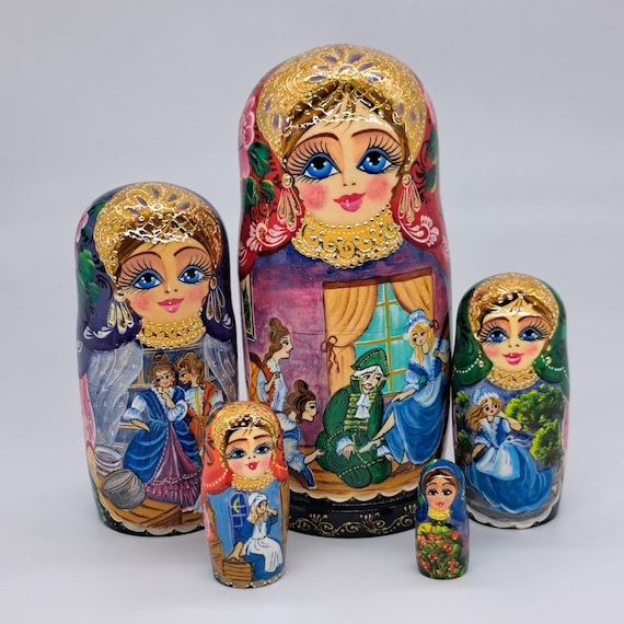 ロシア人形　マトリョーシカ　美品　バブーシュカ