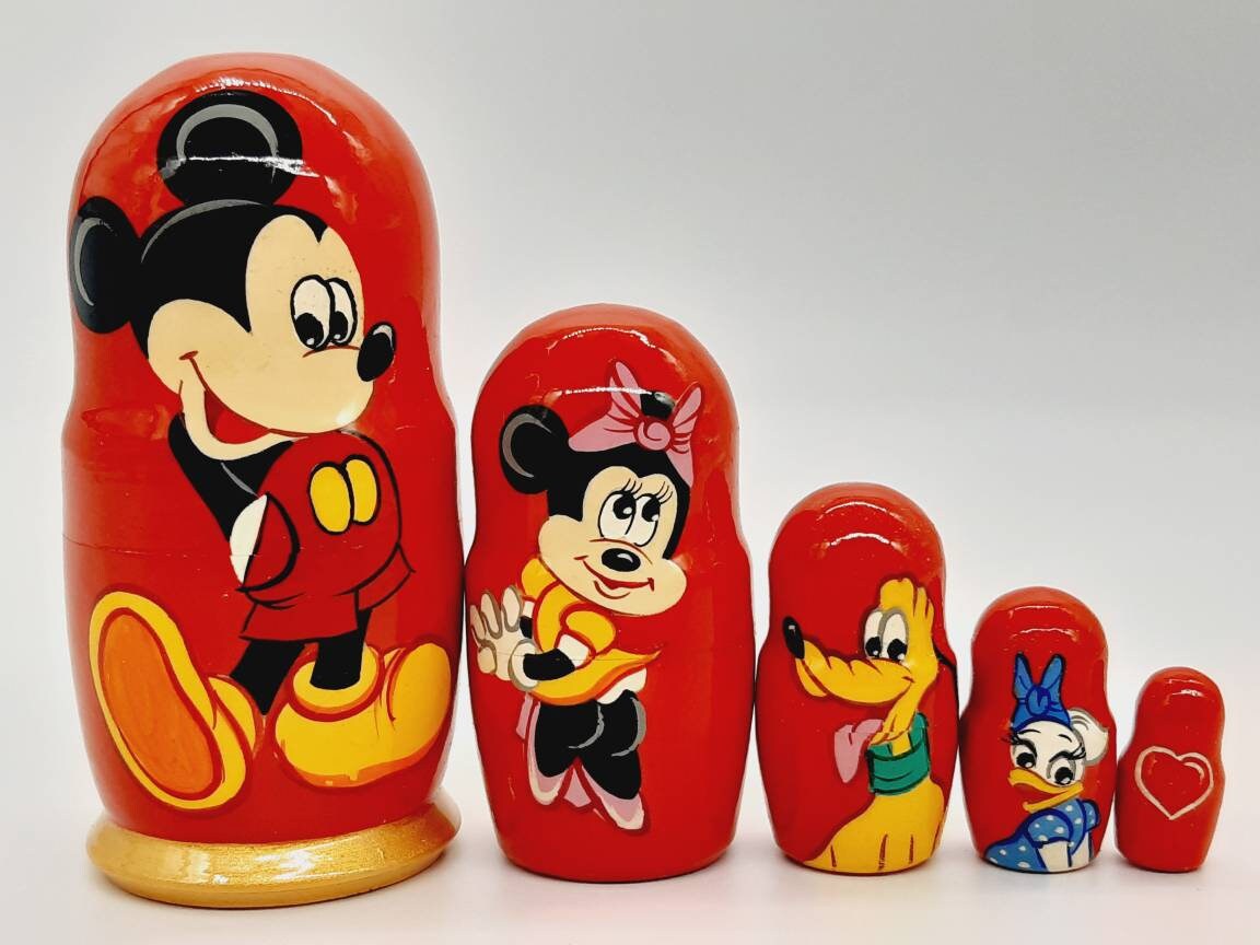 Matryoshka mickey - Etsy 日本