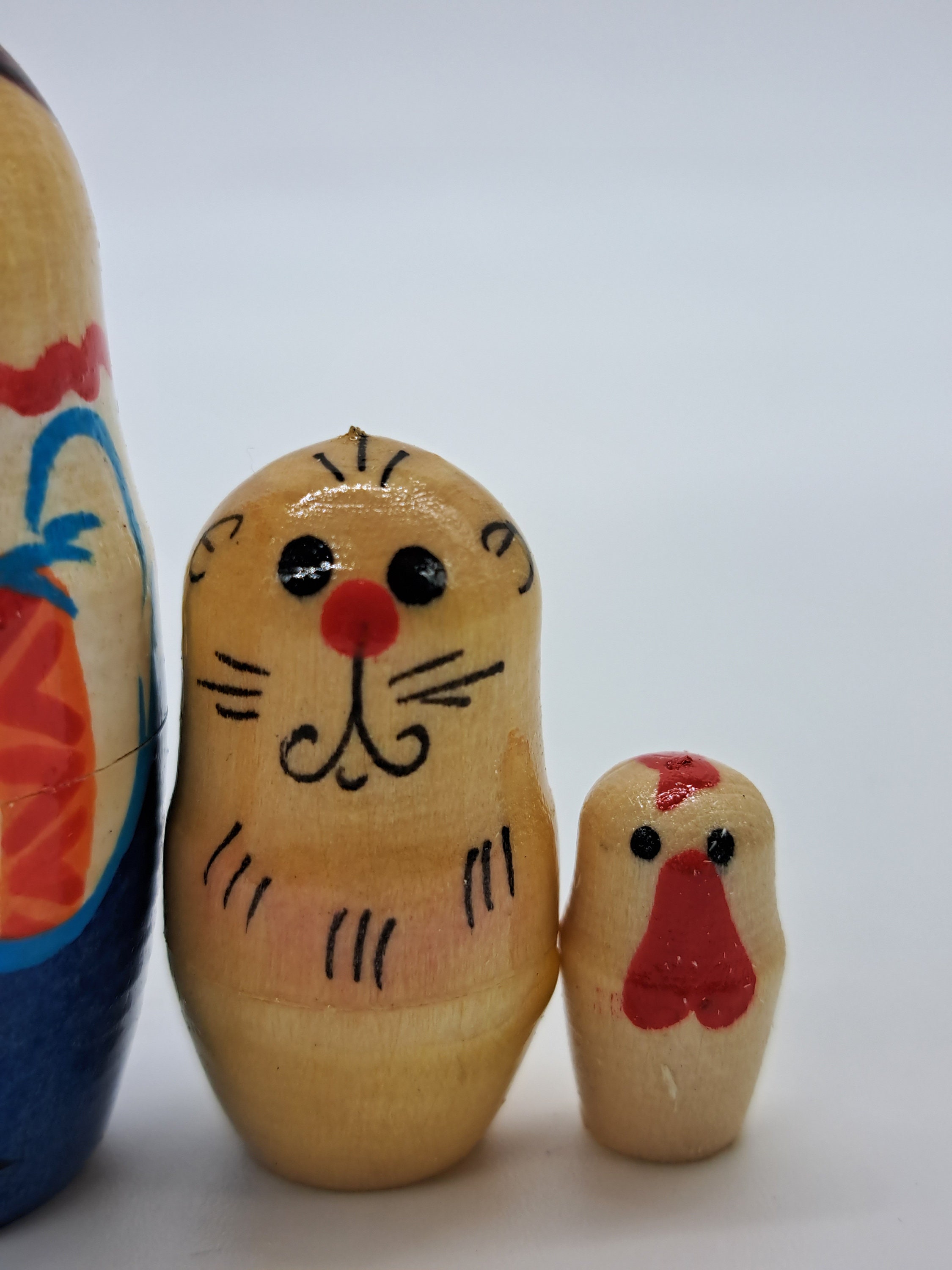 Set of 6 Traditional Ukrainian Pysanky Wooden Easter Eggs 2.25 Inc AEVVV Traditional Ukrainian Nesting Dolls Set 6 pcs - Matryoshka