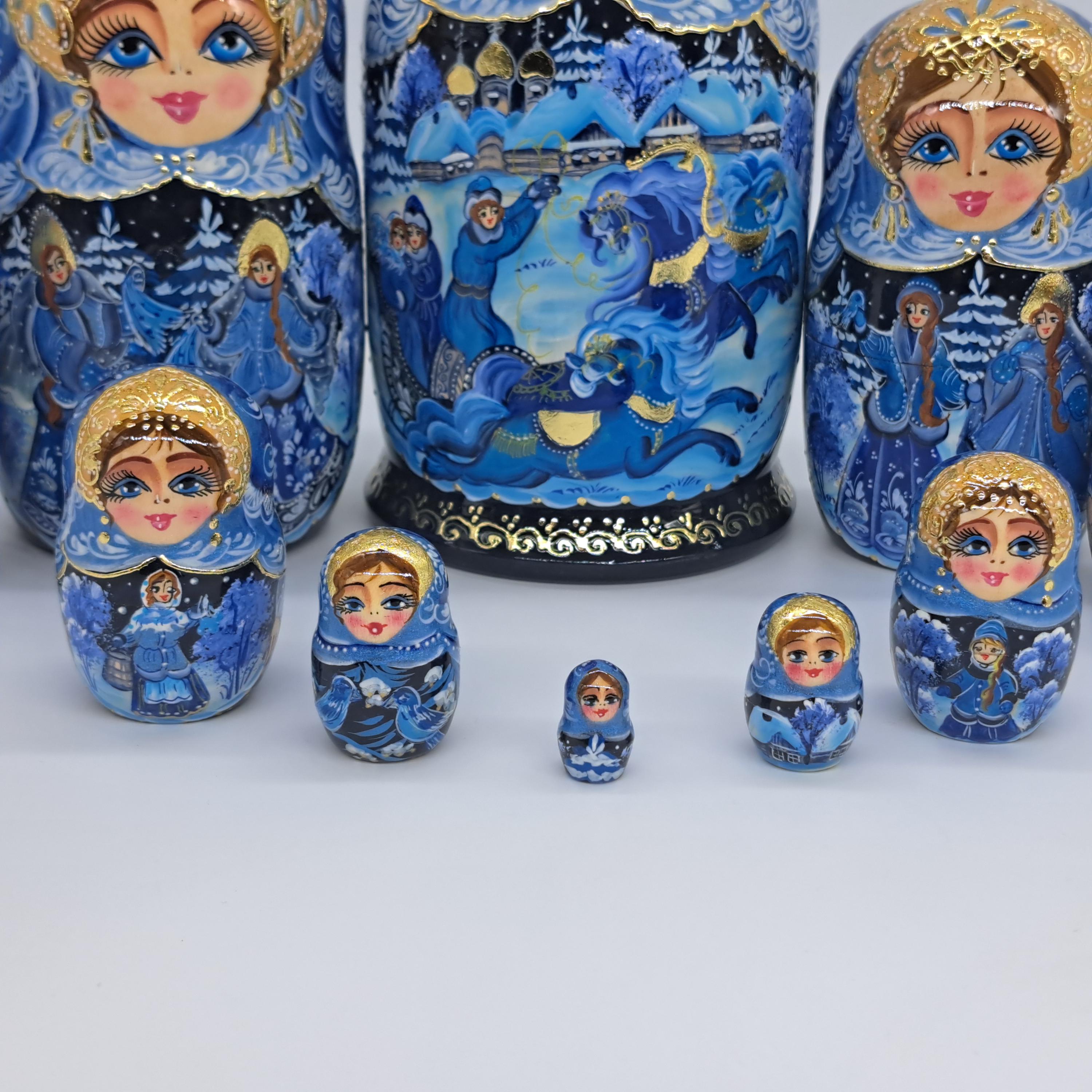 ロシア製 マトリョーシカ 6体セット（1995年） 2026年最新