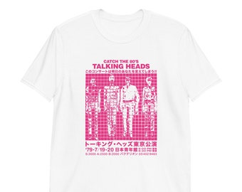 Talking Heads T-Shirt, Live Japan 79, Alternative Rock, Unisex