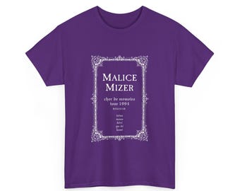 MALICE MIZER マリスミゼル 物販 Tシャツ XXXLサイズ 黒地 MALICE MIZER マリスミゼル 物販 Tシャツ XXXLサイズ 黒地