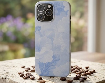 Discrete Flowers iPhone Case, Snap Case, Glossy or Matte Finish
