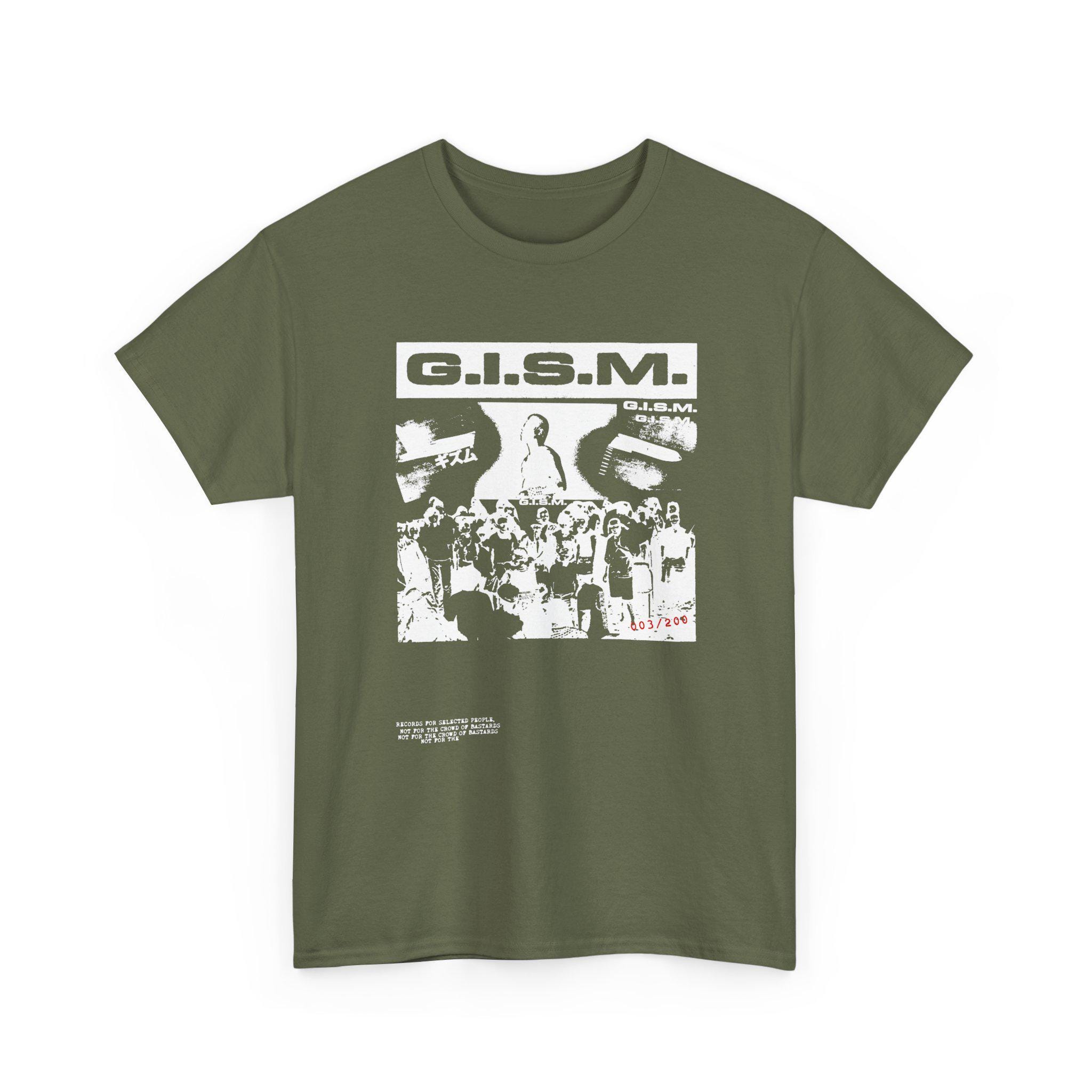 GISM Tee-shirt, Japanese Oldschool Hardcore, Crust Unisex - Etsy