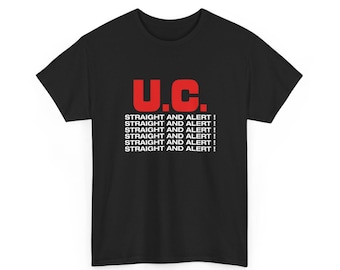 Uniform Choice T-Shirt, Straight & Alert, Orange County Hardcore, SXE, 6 colorways