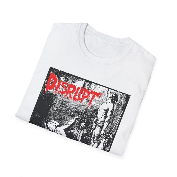 Disrupt Tシャツ、Warcollapse、パンク、2つのライトカラーウェイ 