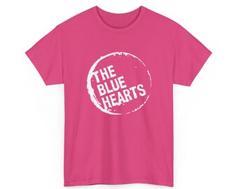 The Blue Hearts T-shirt, Distressed Logo, 80's Japanese Punk Rock