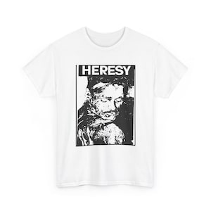 Heresy Tee-Shirt, Photocopy, Unisex Short Sleeve Tee, UK vintage speed hardcore