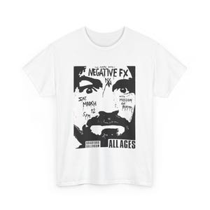 Negative FX T-Shirt, Charles Manson , Boston Straight-Edge Hardcore, Boston Crew