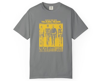 Talking Heads Live Japan 79 T-shirt, bekväma färger