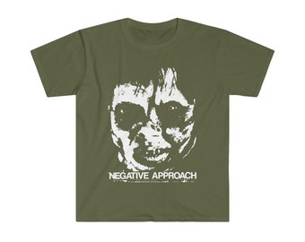 Negative Approach T-Shirt Hardcore Punk, Softstyle Unisex