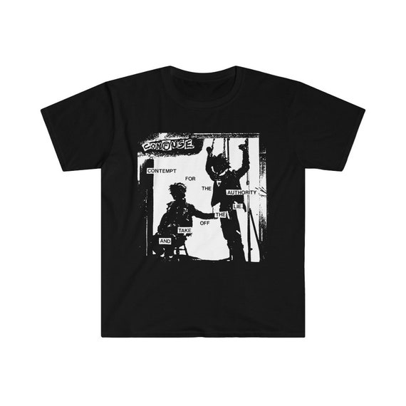 Confuse Tee-shirt, Contempt for Authority, Old-school Japanese 