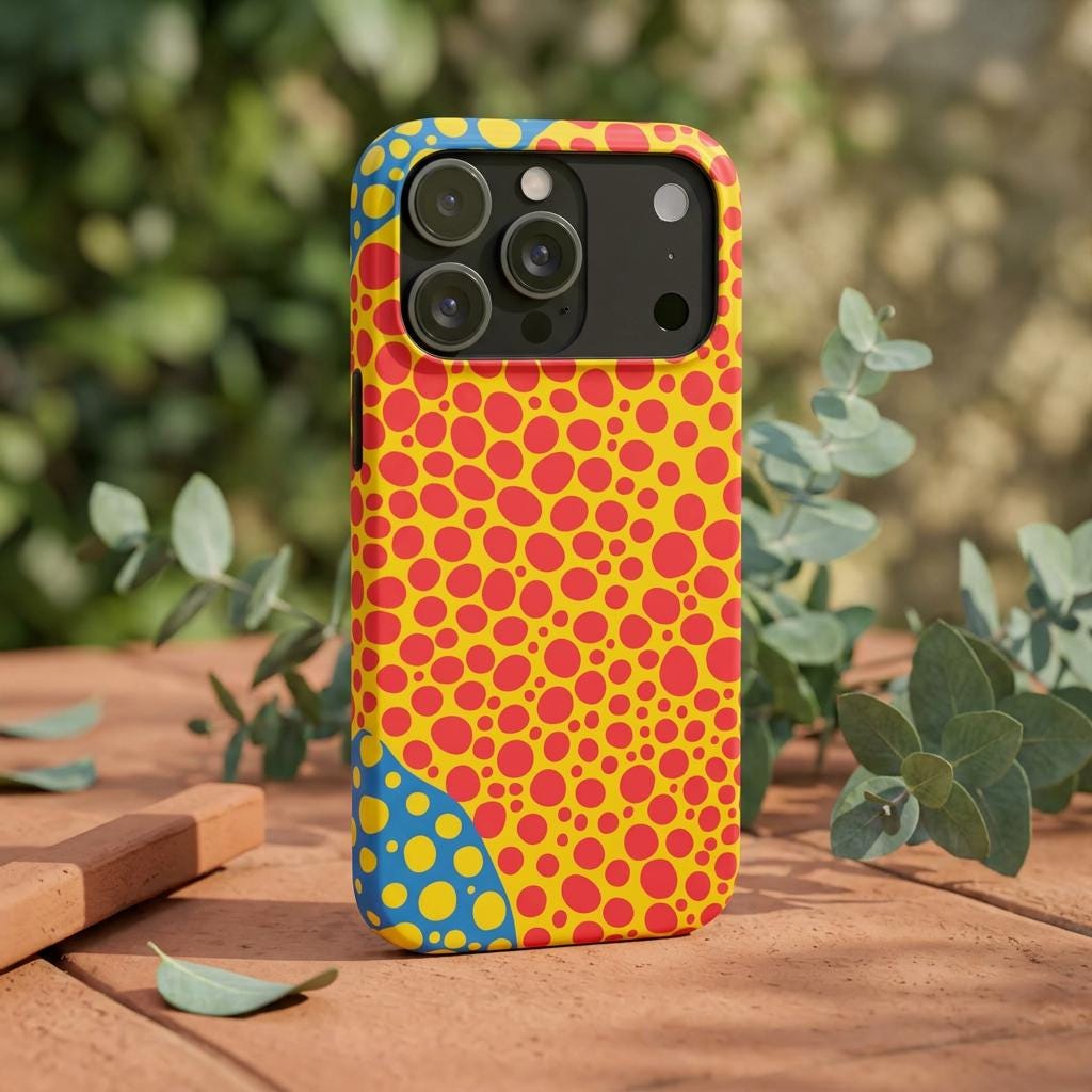 Yayoi Kusama 風 ドット柄 iPhone14 15 16 ケース iPhone Case Yayoi Kusama - Etsy