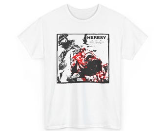 Heresy Tee-shirt, Never Healed Flexi Ep, Unisex UK Hardcore, 3