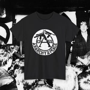 Crass Tee-Shirt, Anarchy and Peace, 5 colorways