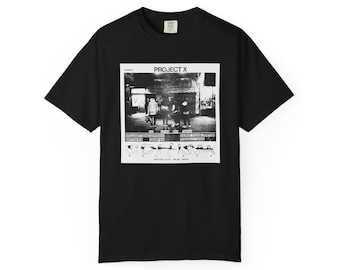Project-X T-Shirt, Garment-Dyed, Comfort Colors Premium, Straight-Edge Hardcore
