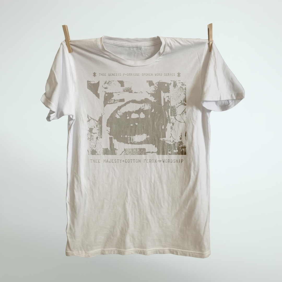 Genesis P-orridge Tee-shirt, Limited 10/10, Thee Majesty Cotton