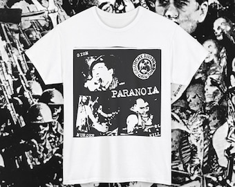 GISM Tee-Shirt, Paranoia, Vintage Japanese Hardcore, 4 colorways