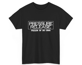 Druck-Release T-Shirt, Prison of My own, Straight-Edge eingestickt, 8 Farben