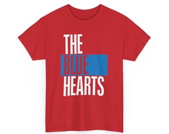 ブルーハーツTシャツ、青いロゴ、80年代の日本のパンクロック - Etsy 日本