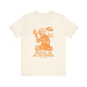 Aliens Are Real Tee: Vintage Graphic Unisex Bella Canvas Shirt