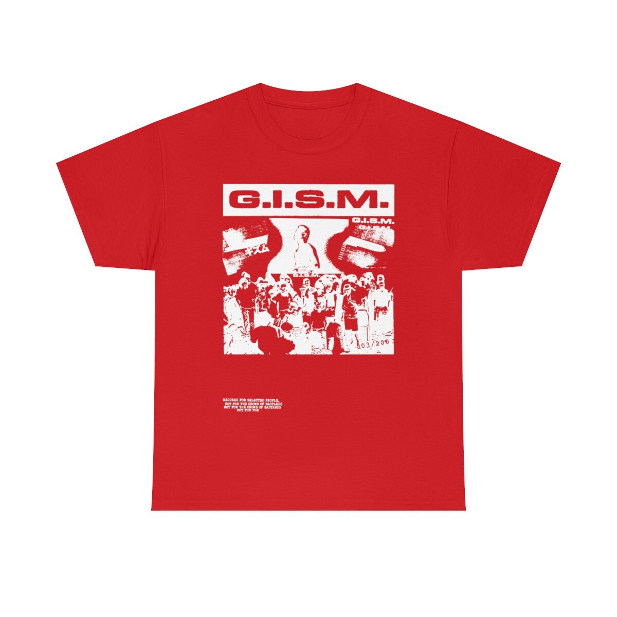 GISM LIPCREAM Tシャツ gauze gism death side outo excute zouo 