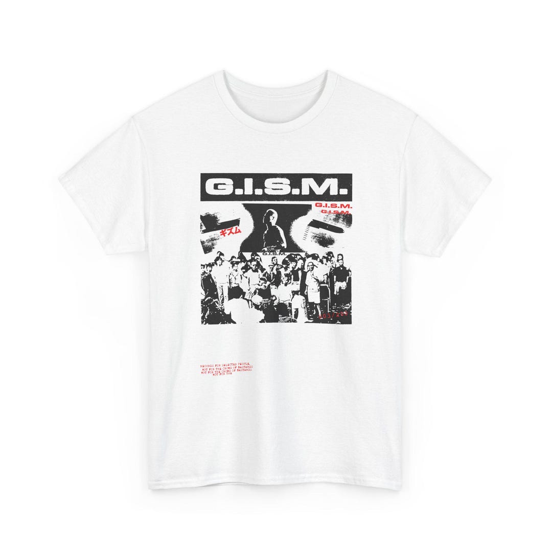 zouo ロングティーシャツ　gism ジャパコア　 crust GISM Tee-shirt, Japanese Oldschool Hardcore, Crust Unisex - Etsy