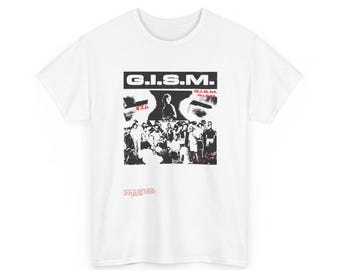 当時物 ピノキオ Tシャツ gism ジャパコア crust GISM、G.I.S.M. ヴィンテージレアパンクTシャツ、色褪せた黒Tシャツ