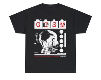 GISM Tee-Shirt, m.a.n., Old School Japanese Crust Hardcore Punk, 4 colors