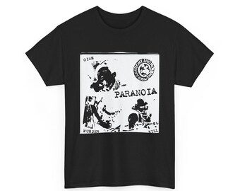 GISM Tシャツ、パラノイア、ジャパニーズハードコア、4色展開 - Etsy 日本