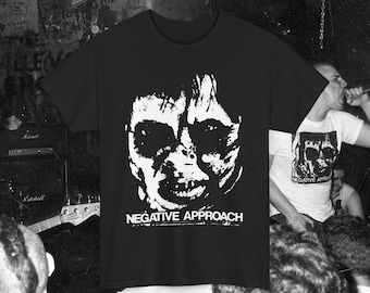 Negative Approach T-Shirt, Old-School Hardcore Punk, Unisex