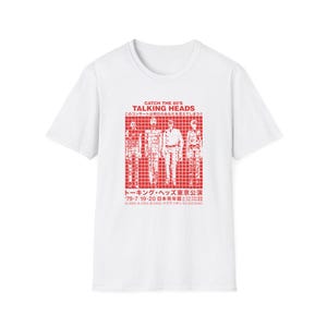 Talking Heads Live Japan 79, Softstyle Unisex T-Shirt Alternative Rock, 8 colorways
