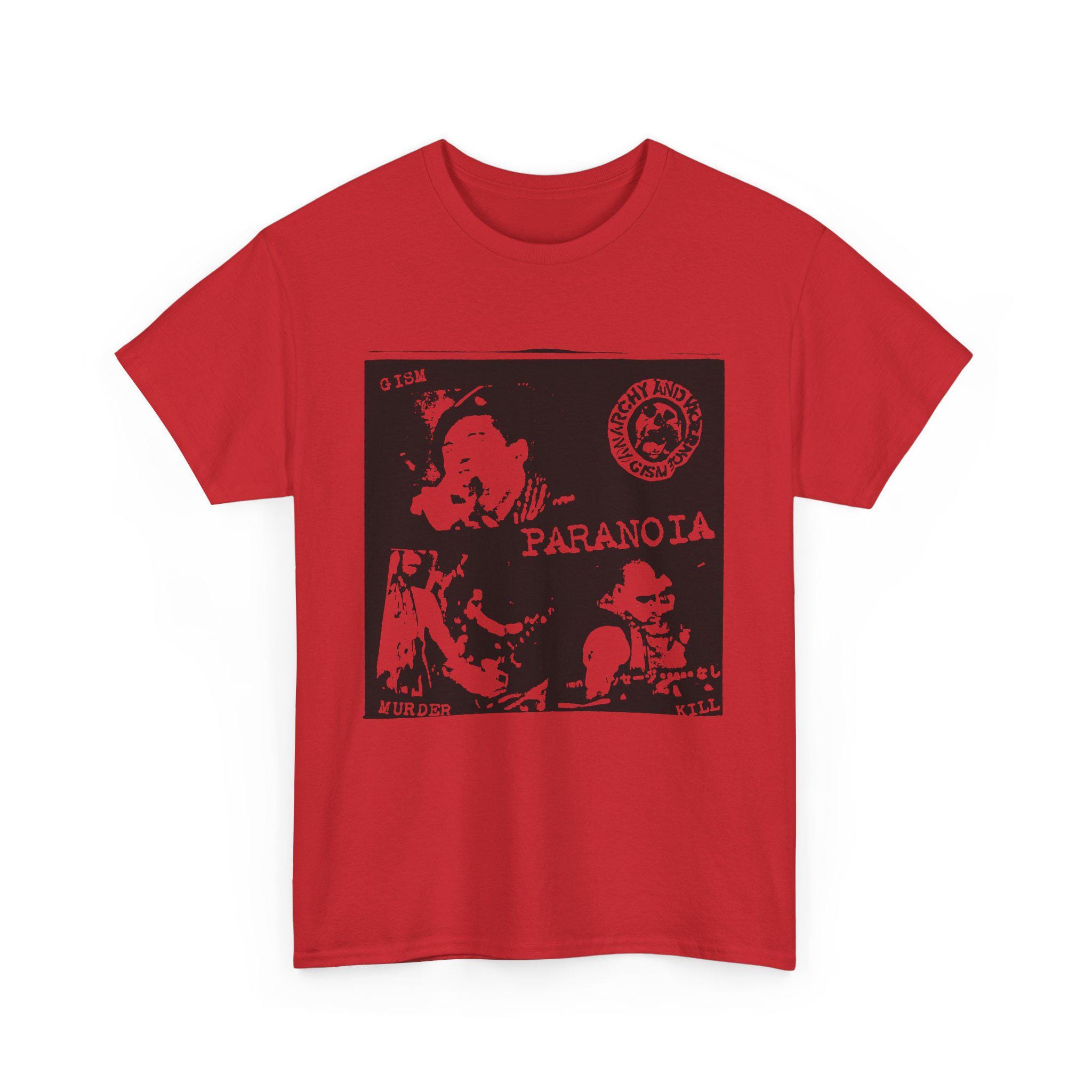 GISM Tシャツ、パラノイア、ジャパニーズハードコア、4色展開 - Etsy 日本