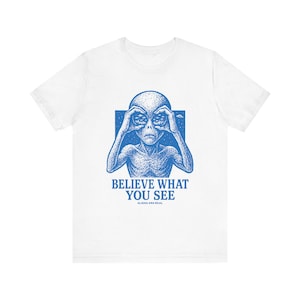 Aliens Are Real Tee: Vintage Graphic Print, Unisex Bella Canvas T-Shirt