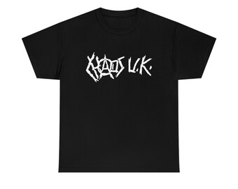CHAOS UK バンド　ダメージTシャツ VINTAGE 80s CHAOS UK PUNK ROCK HARDCORE TOUR CONCERT PROMO T-SHIRT